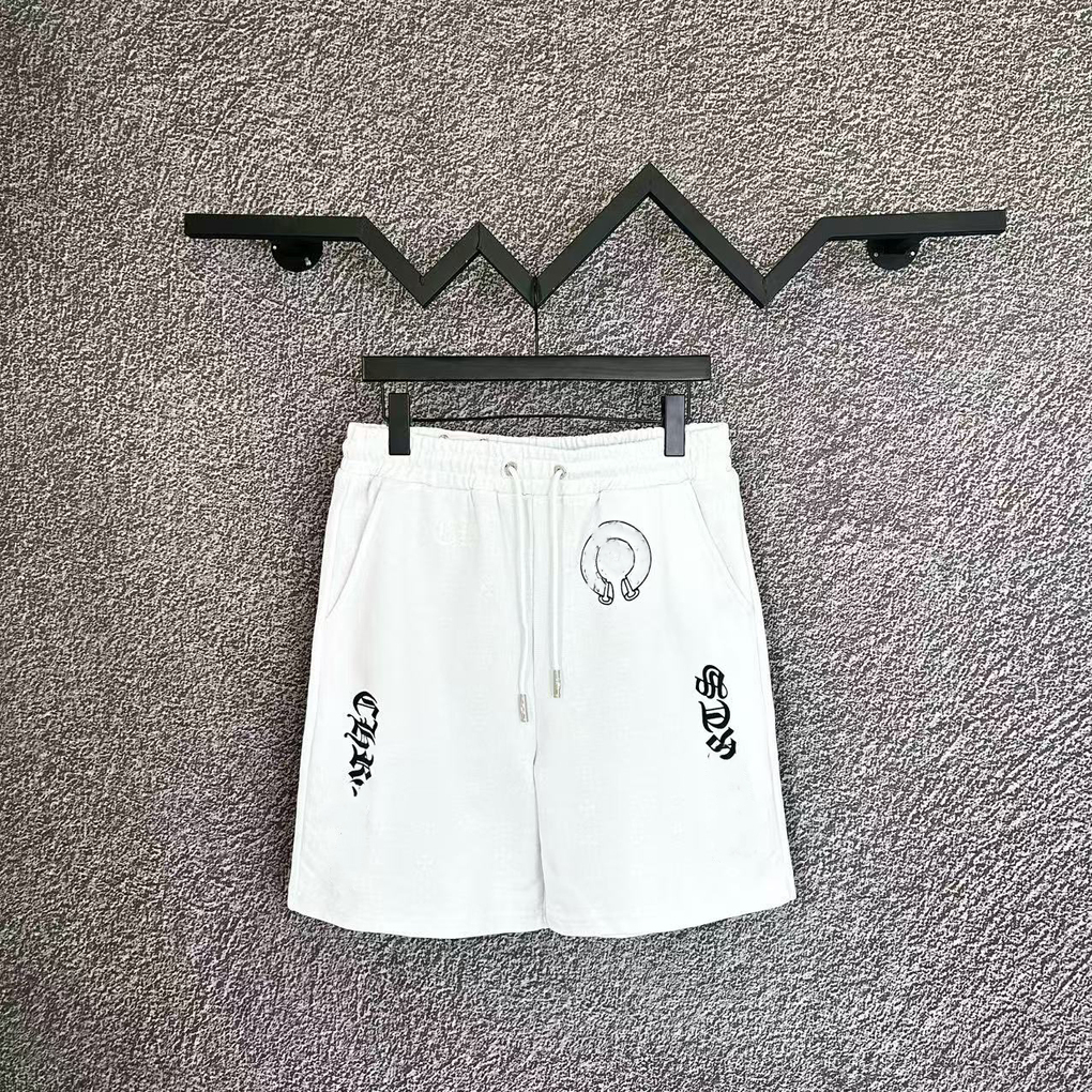 Chrome Short Heartness Mens Designer Shorts Cargo Pocket Shorts Soft Comfy Lounge Shorts Chrme Heartshort High Street Cotton Trendy Art Sanskrit Cro
