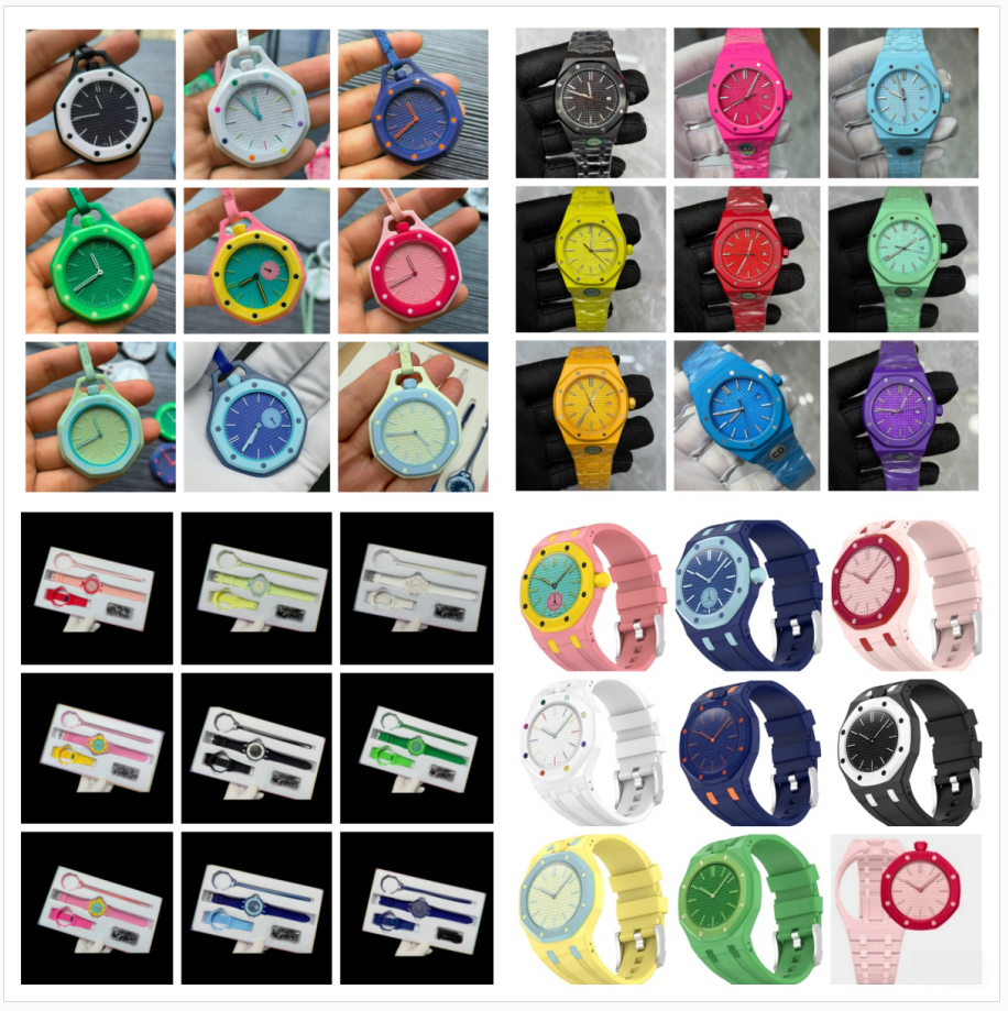 Montre-bracelet de mode montres à Quartz montre de poche Pop montre de créateur étanche montre d'affaires montre pendentif couleur bonbon