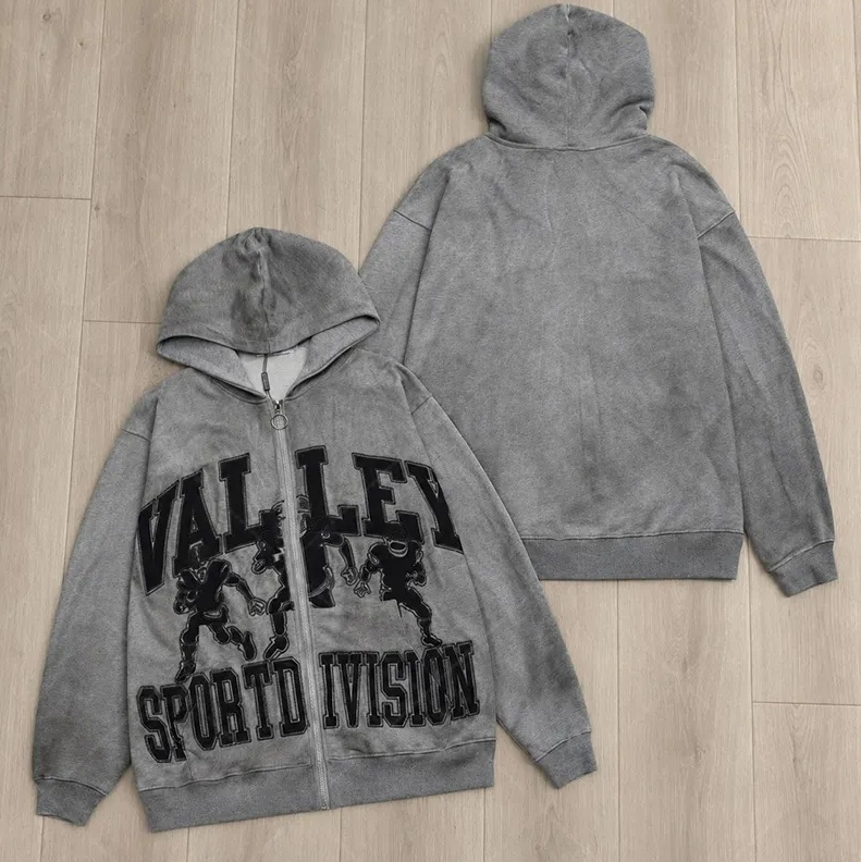 Men's Hoodie Designer Luxurious Fashion Long Sleeved Hooded Jacket Zippered Top Front Pouch Top Winter Outfit Men's and Women's Desig