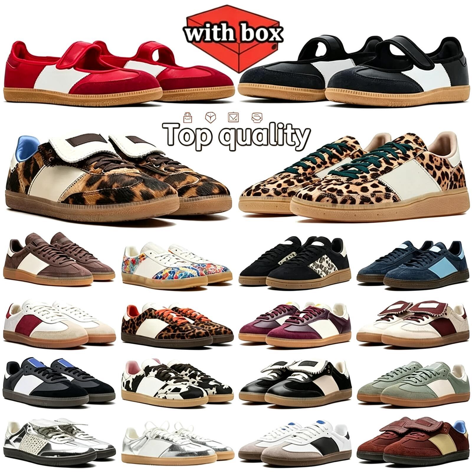 Livraison gratuite Designer Ballet Janes Casual Chaussures Léopard Imprimé Vegan Noir Blanc Gomme Nylon Argent Cuir Rouge Crème Hommes Femmes Ent