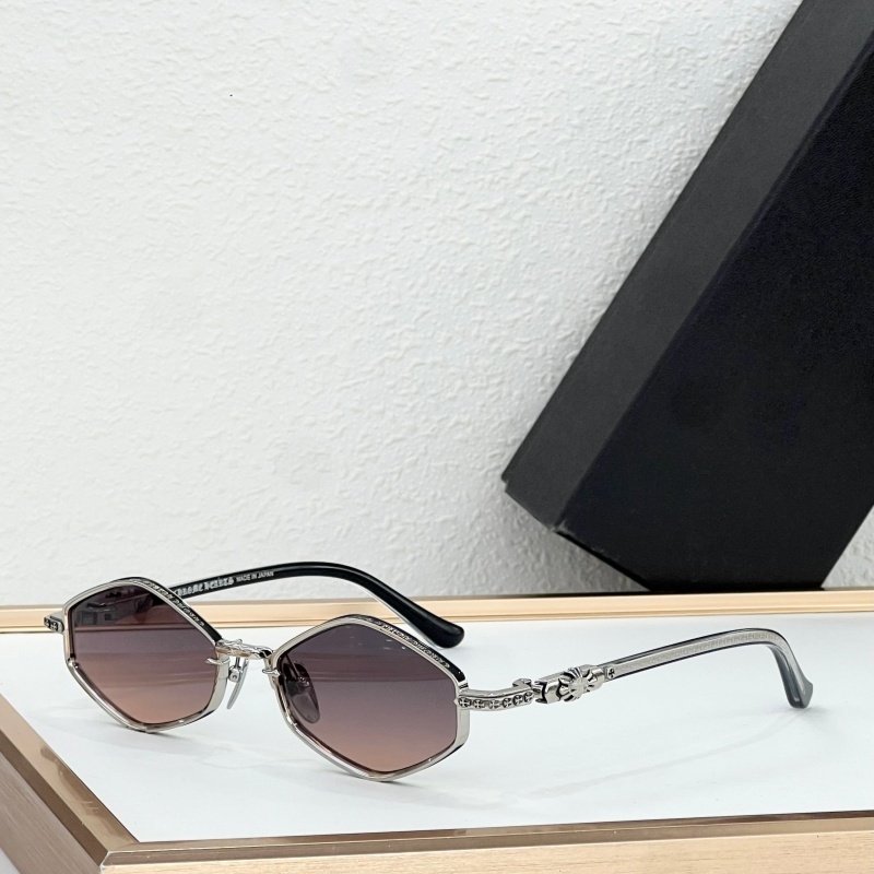 New CHROME Eyewear NIP SLIP Top Quality Designer Sunglasses Fashion Luxury Brand Classic UV400 Polygons Frame for Men Women With Original Box and Ca