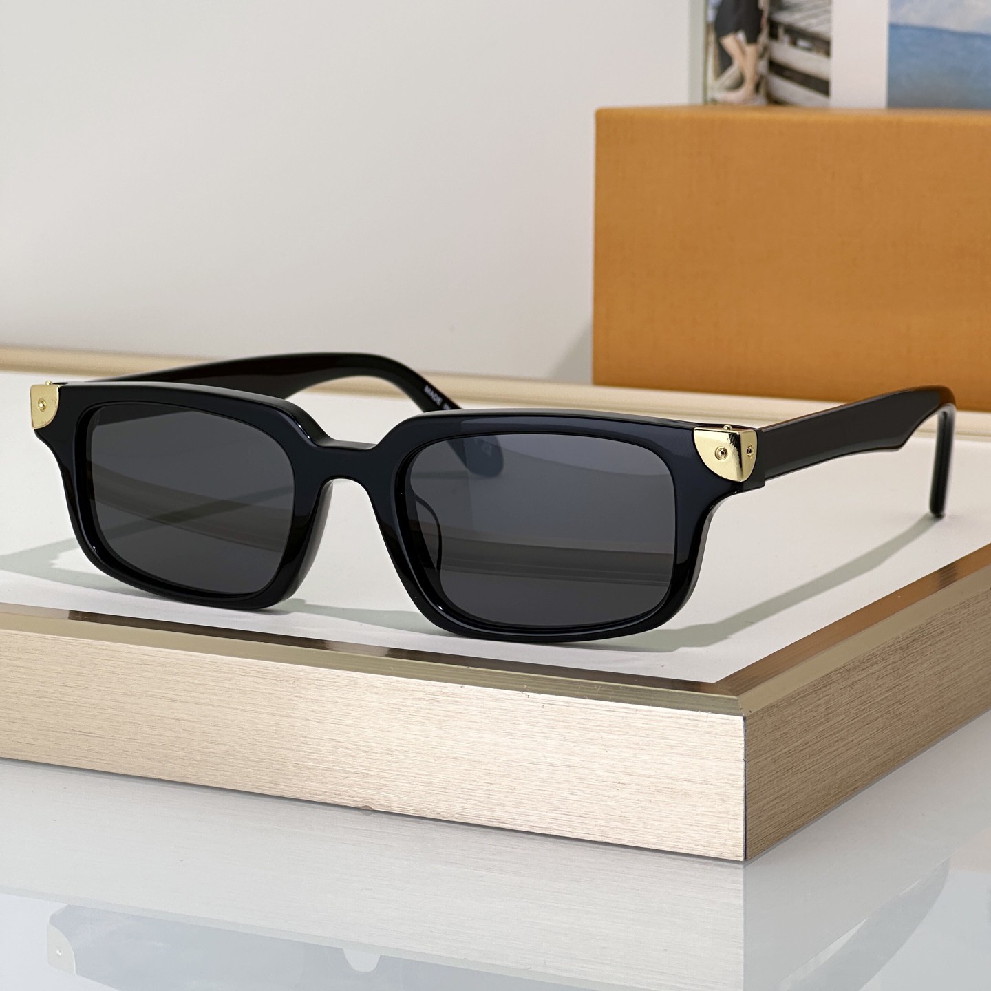 Sunglasses Men Women Designer Luxury 3595 Fashion Popular Summer High Street Outdoor Style Anti-Ultraviolet Retro Plate Acetate Square Full Frames W