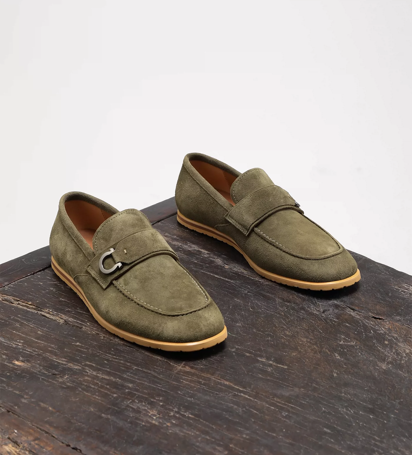 Old money style summer anti-velvet lazy loafers for men, casual slip-on leather shoes, genuine leather breathable single shoes, trendy