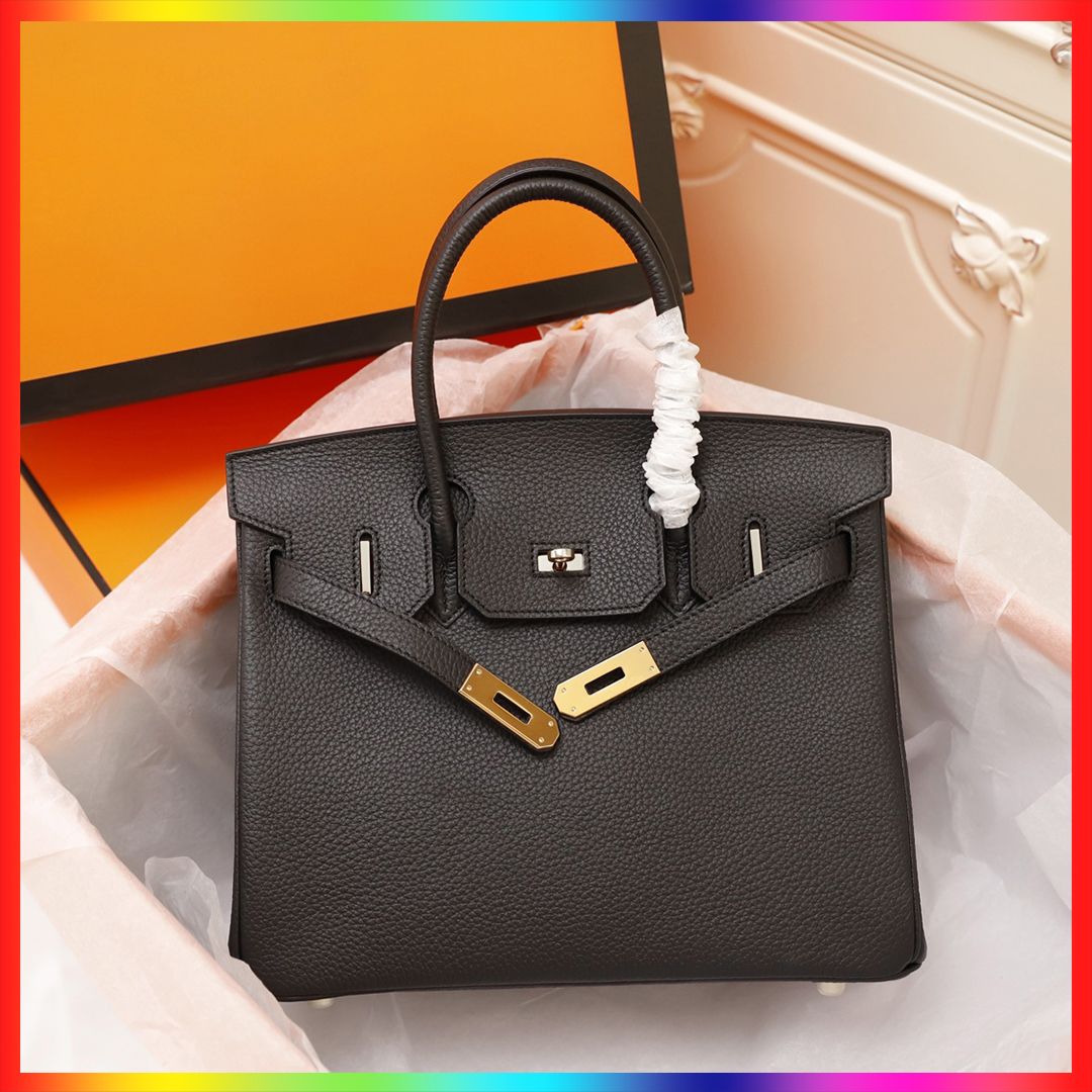 Luxury Designer Bags 2026 Trends tote bag women's crossbody shoulder bag fashion high quality litchi pattern genuine leather with lock handmade