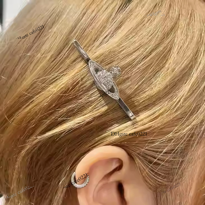 Fashion Earrings Saturn Diamond Hair Clip Designer Bracelet High End Saturn Women Jewlery Set Vintage Versatile Women Accessory High Quality Version