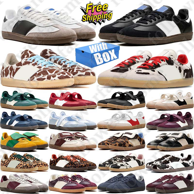 Free Shipping With Box Designer sambajanes samabs mary jane flats sneakers Sport Shoes for mens womens ballet flats chaussures d h gate baskets trai