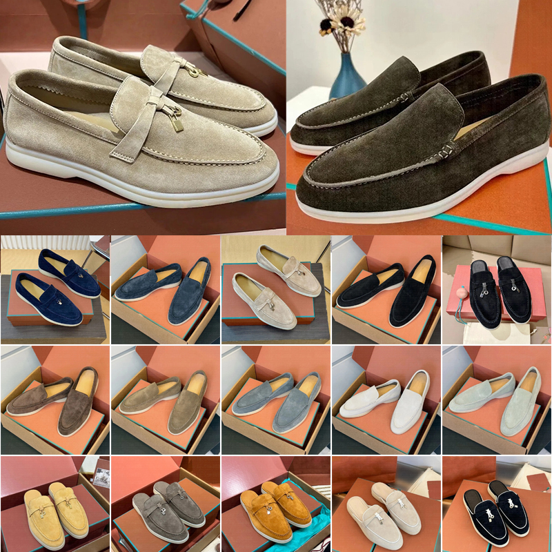 Loafer men Loafers womens designer shoes men summer flat Sandals women casual shoes luxury moccasin slip on suede Leather Shoe low top shoes