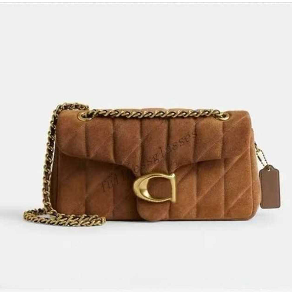 Designers Leather Shoulder Bags Sude Small Size 26 Bag High quality Chain Soft In Signature Canvas Tote Bags Women Handbag tabby Flap Crossbody Bags