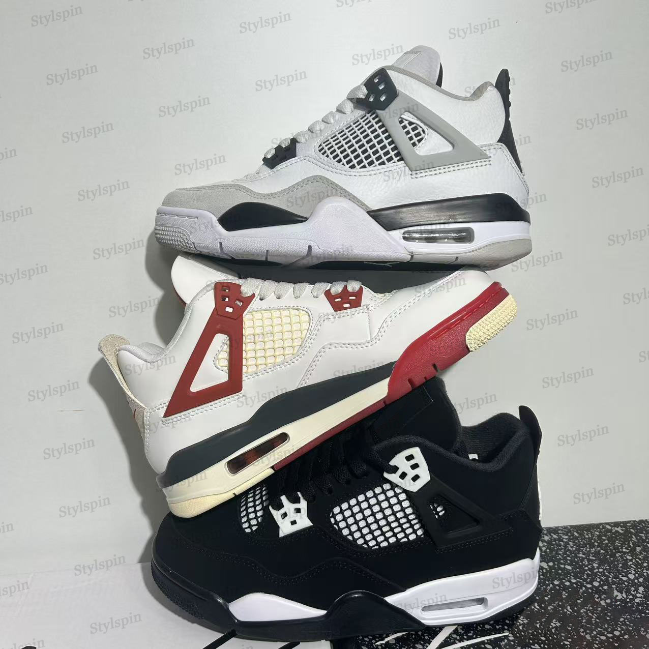 4s Shoe Designer Fashion Street Sneakers Men Women Classic Retro High Top Basketball Shoes Daily Outdoor Breathable and Comfortable Casual Shoes Siz
