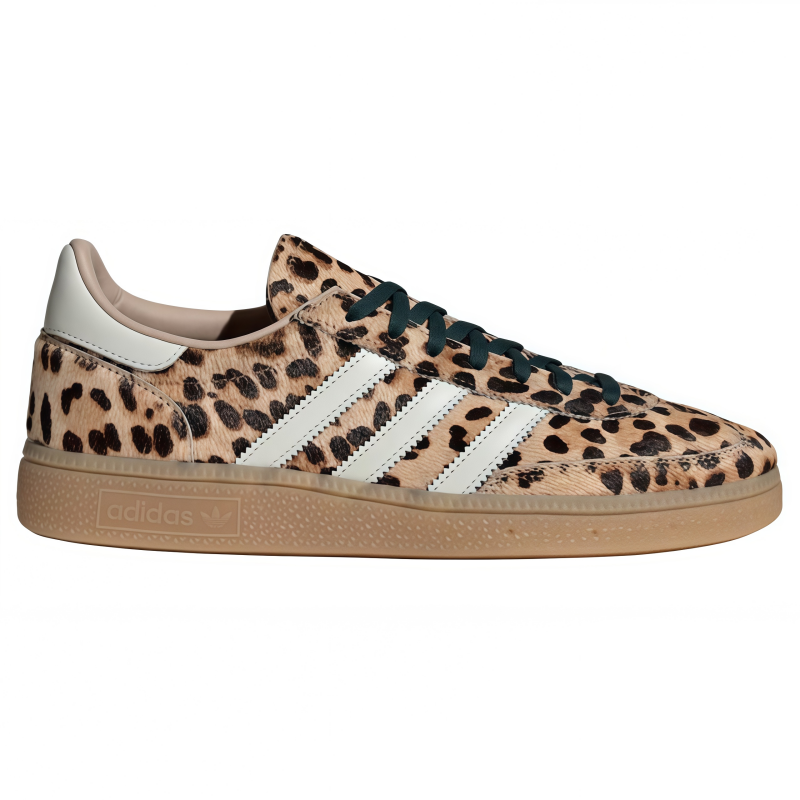 Free shipping adidas Designer Originals HANDBALL SPEZIAL Leather Comfortable Fit Training Shoes for Men and Women, Light Brown