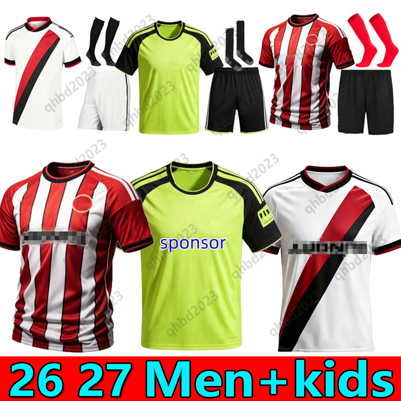 26 27 PROMOTION Troisième maillots de football Sheffields Chemises de football 2026 2027 Snake Men Tops AHMEDHODZIC HAMER SOUZA DAVIES BOGLE John