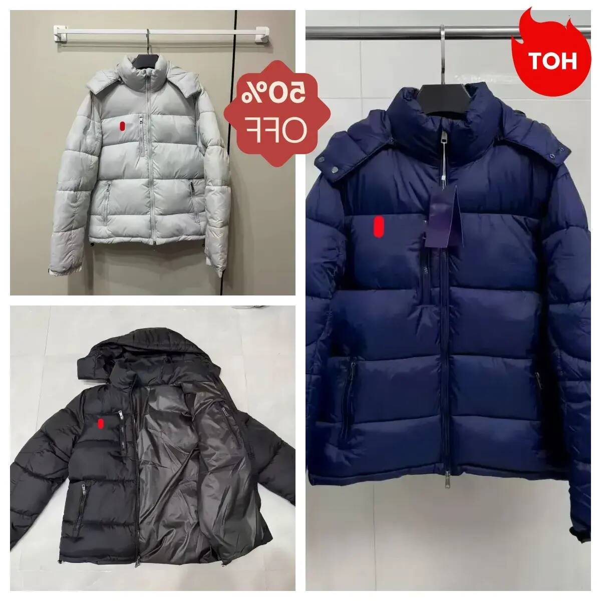 Mens Jackets Women Winter polo Puffer Down Jackets Coats Zipper Designer Outerwear Clothing Men Windbreaker Thick Warm Embroidered Hooded Coat Asain