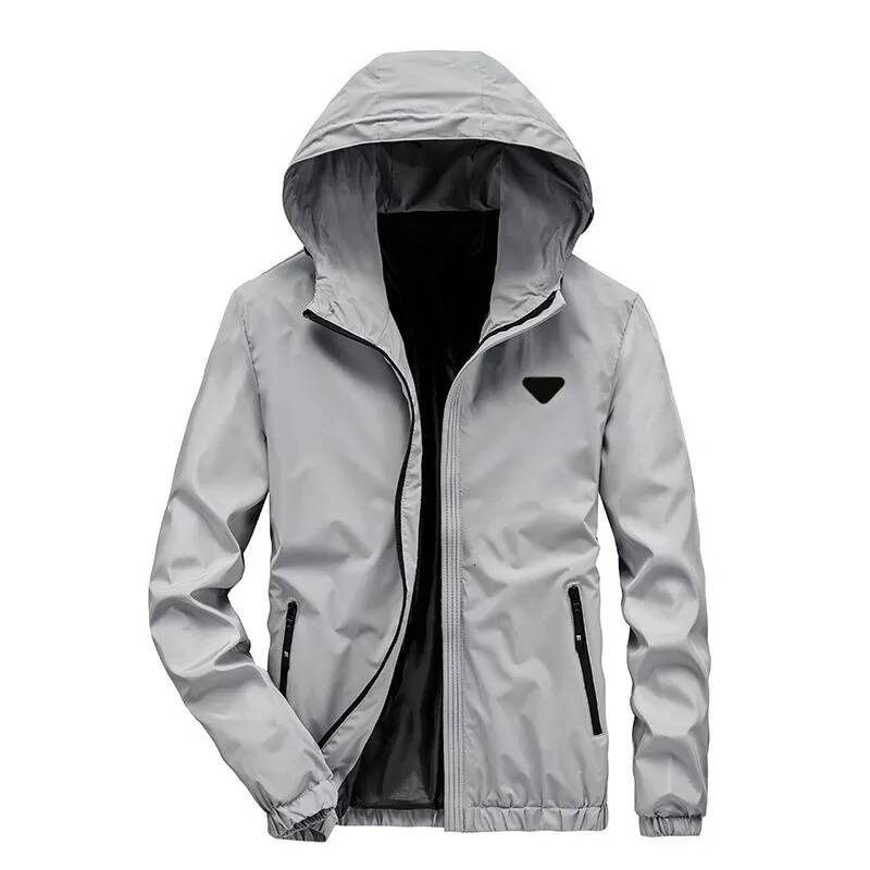 Pradlys Men Windbreaker Jacket Man Designer Coat Men Waterproof Jackets Veste Homme Wind Breaker Rain Coat Breathable Fishing Camping Hooded Male Cl