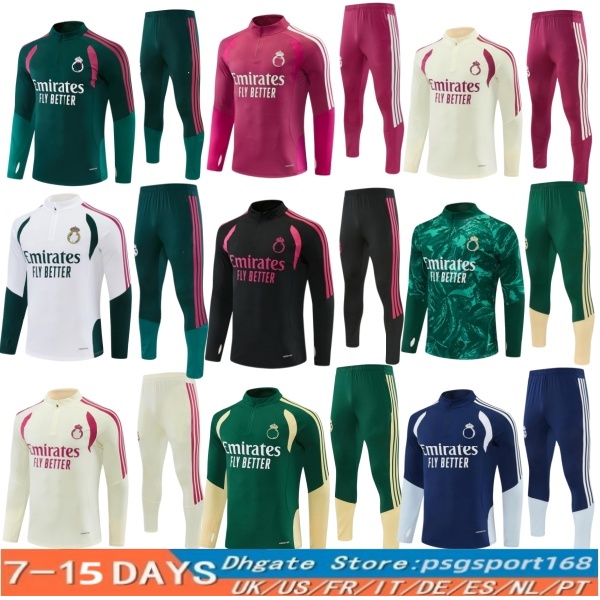 2026 2027 REALS Madrid MBAPPE TRACKSUIT set TRAINING suit 26 27 BELLINGHAM VINI JR MODEIC men and kids football jacket chandal futbol survetement
