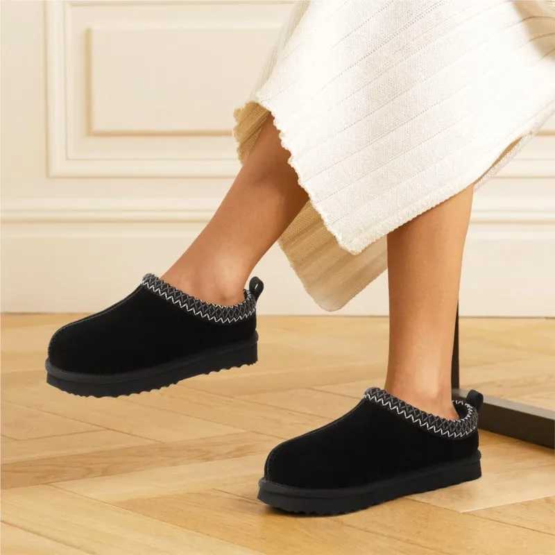 Crestar Women's Winter Fuzzy Cotton Shoes Indoor Keep Warm Non-slip Short Plush Slipper Lady Cozy Soft Furry Houes Flat Slippers T260922