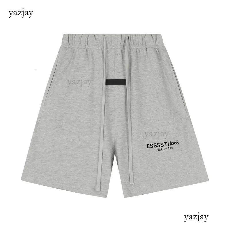 2026 Essentilas Summer Pure Cotton Designer Essential Shorts Esss Black Shorts Men Casual Shorts For Men And Women Loose Sports Five Quarter Pants C