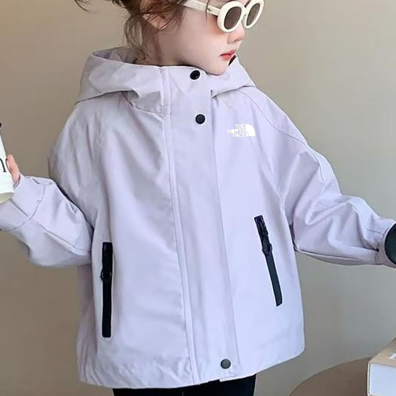 Toddler Clothes Boys Girls Parka Black Puffer Jackets NF Designer Face Letter Print Jacket Kids Coat