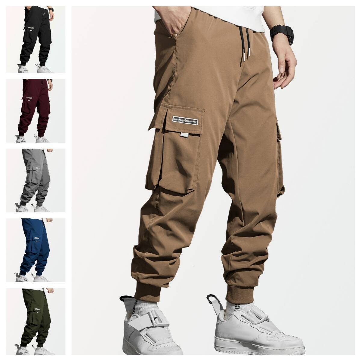 Designer Pants Casual Long Pants Outdoor Workwear Quick-drying Pants Windbreaker Casual Mountaineering Sports Outdoor Multi-pocket Workwear Pants US