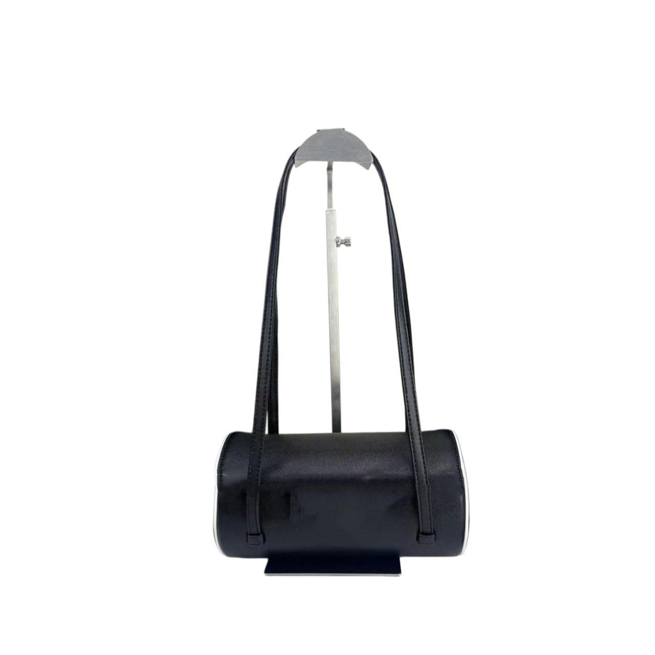 Luxury and fashionable designer handbag classic shoulder bag women s leather flap mouth cylinder armpit bag simple shoulder handbag
