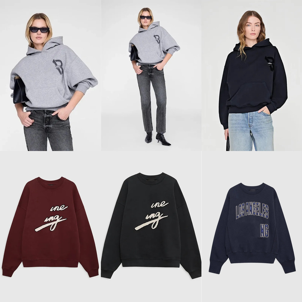 Women's Hoodies Embroidery Fleece Women Hoodie Loose Fit Trendy Long Sleeve Hooded Pullover Sweatshirt Ladies Autumn Winter Casual