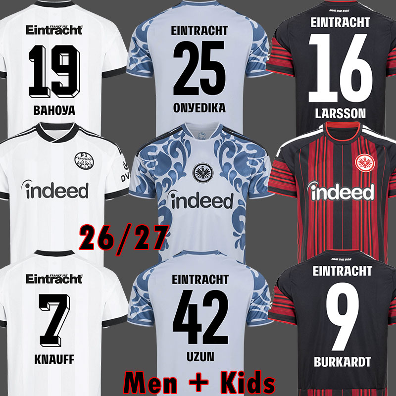 Eintracht TRIKOT 125 JAHRE 2023 2024 125 JAHRE Eintracht Francfort Maillots de football 23 24 MARMOUSH M.GOTZE SKHIRI KOCH Maillot de football 12