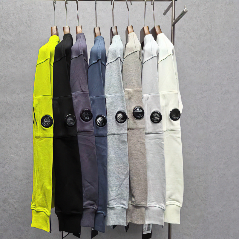 Quality Cp mens Hoodie Designer men hoodies Button Pocket Design Mens Womens Loose Casual Crew Neck Zipper Sweatshirt Men Sweatshirts tops