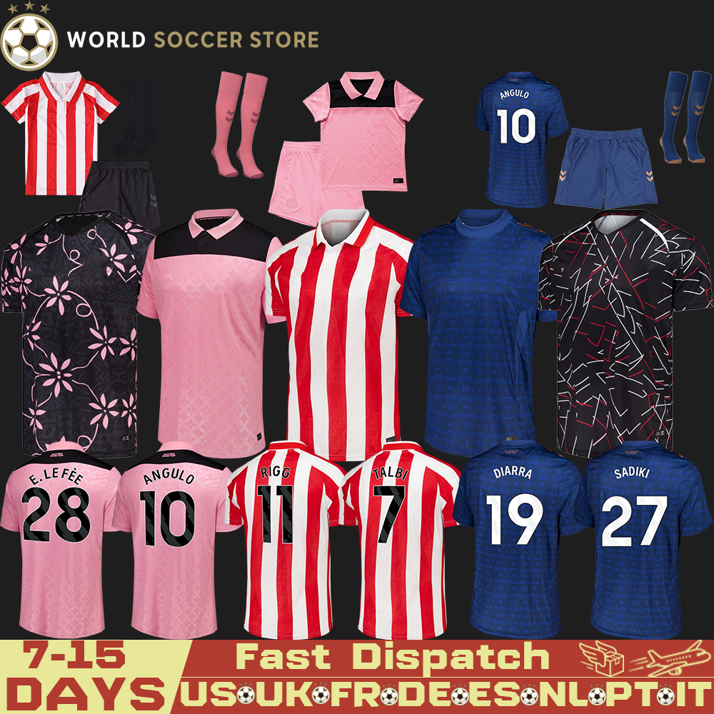 Sunderlandd 2026 2027 Soccer Jerseys SAFC Kit Black Cats football shirts DIARRA ADINGRA CLARKE DAJAKU MARC GUIU kids uniform Shirt ROBERTS RIGG safc