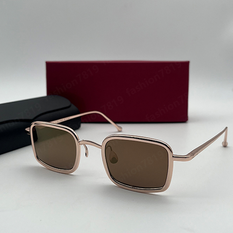 Lunettes de soleil carrées en métal CT0650S Lunettes de luxe pour femmes de créateurs de mode Style décontracté et élégant pour hommes quotidiens