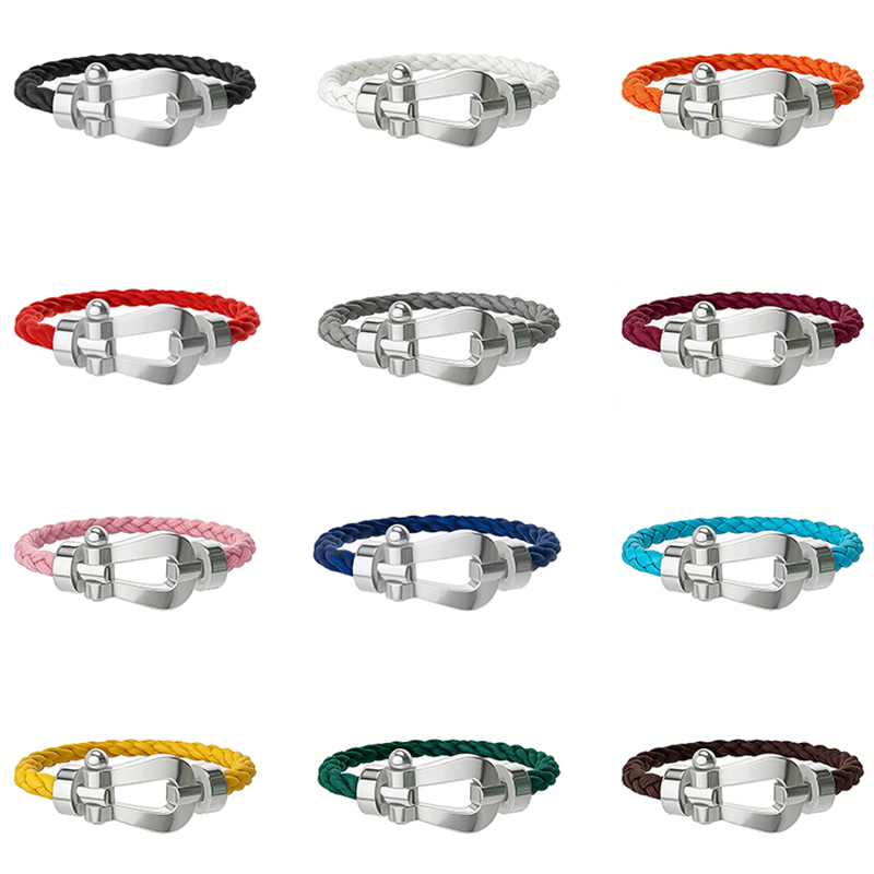 Bracelet de créateur de bijoux en or 18 carats, en acier inoxydable, de haute qualité, Style Couple, pour hommes