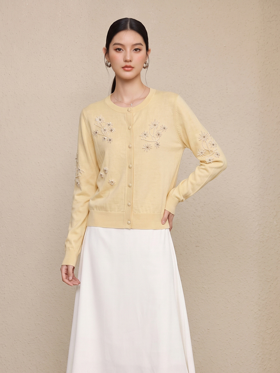 Veste pull en laine confortable fabriquée AAAAA L14 : détails de coutures complexes + couche de protection