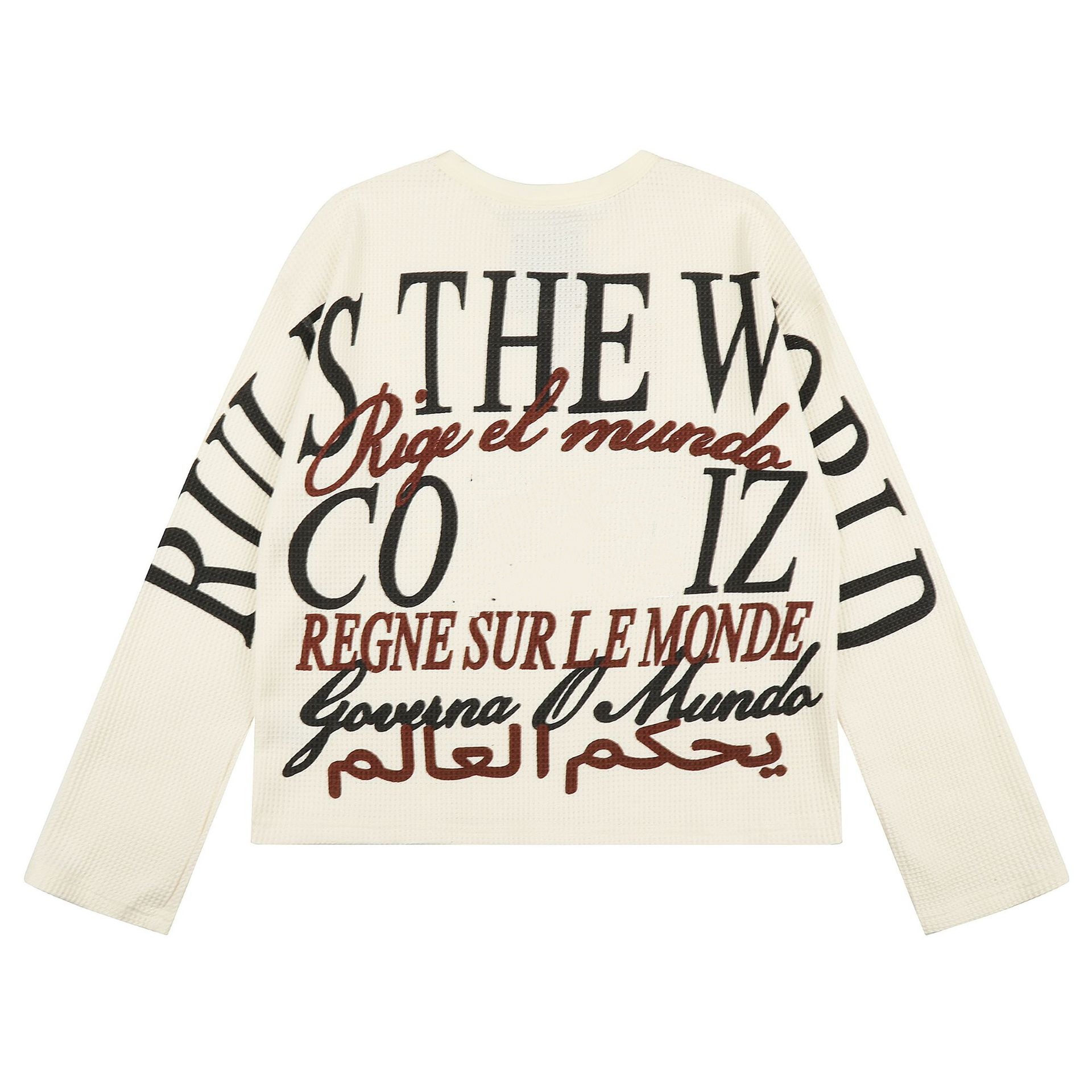 Men's designer hoodie Embroidery Letter Vintage sweater Hip Hop Street Y2k Shirts graphic tee long sleeve t shirt Women casual shirt round neck