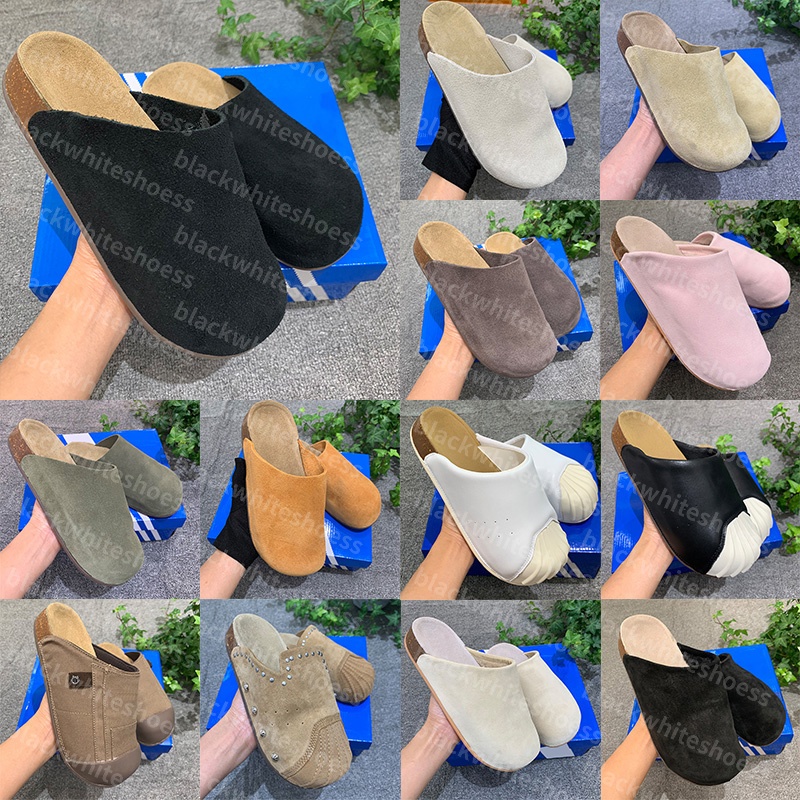 Free Shipping With Box Designer adiMule slides sandals clogs heels slippers claquette fur sliders sandles furry shoes for mens d h gate womens mules