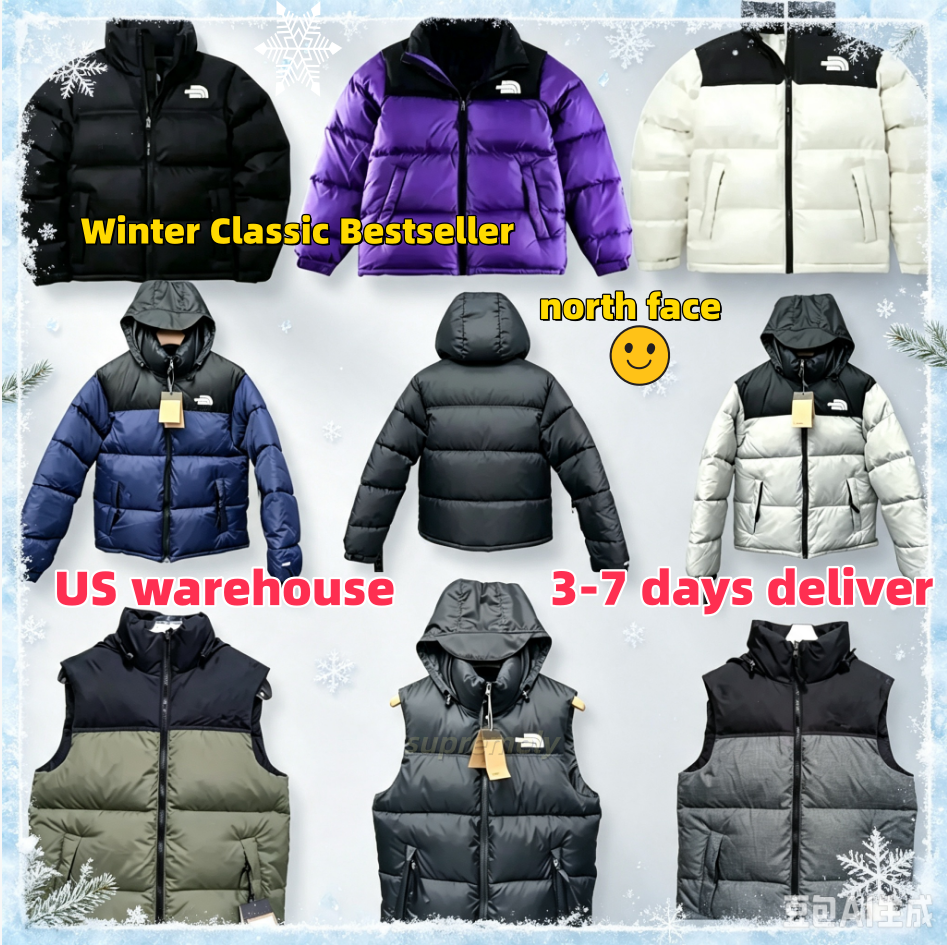 700 Fill Down Puffer Jacket Designer mens down coat Stand-up collar with detachable hood Contrast color block shoulders 1996Nuptse Urban streetwear