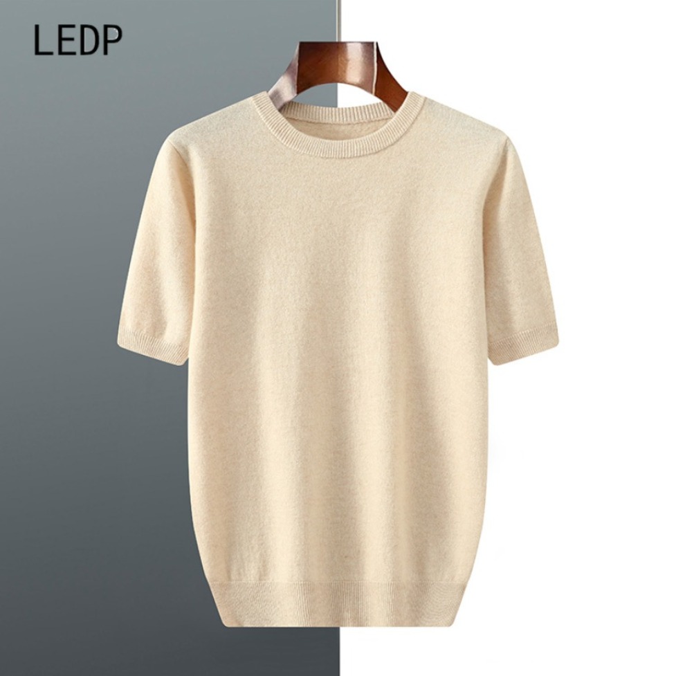 293366 Nihilism cut-out large size female T-shirt blank proportion equation cotton and linen breathable existence anxiety figurative style