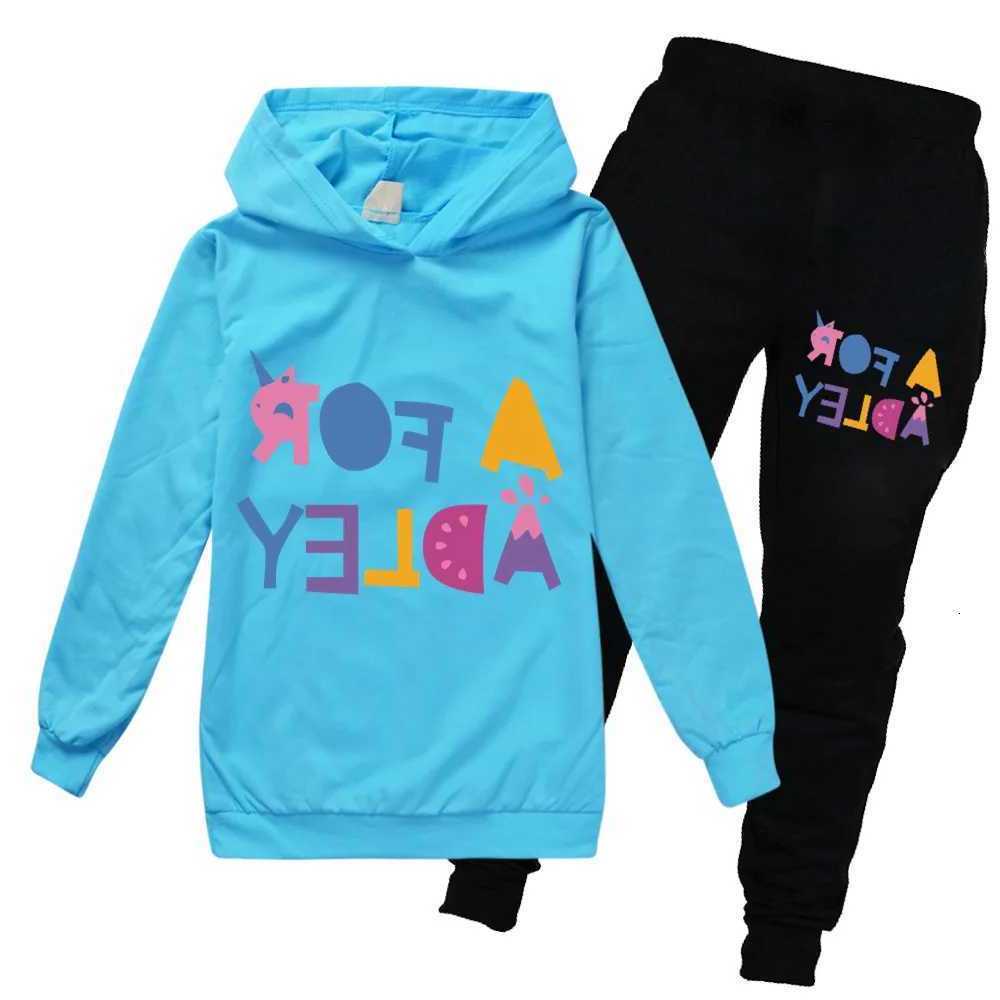 Clothing Childrens A for Adley Girls Boys Clothes Sets Spring Fall Long Sleeve SweatshirtPants Suits Baby 2pcs Girls Set 2025 S260814BQR2 L260920RXS