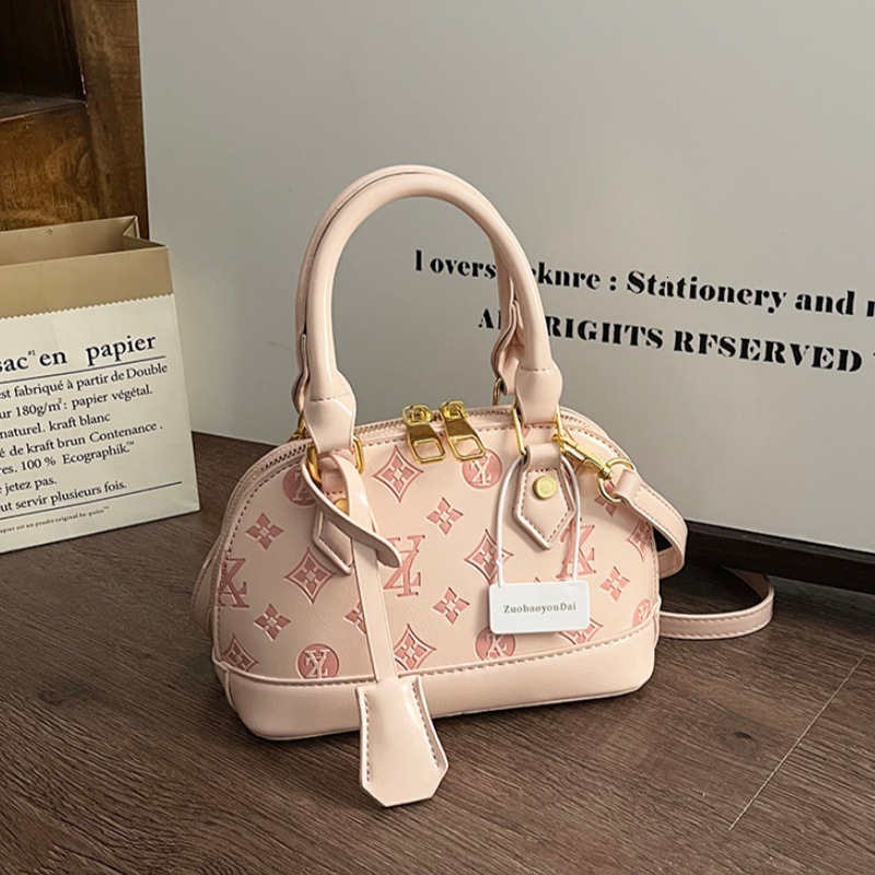 Designer 2026 New Premium Embossed Shell Bag Women Small Shoulder Crossbody Mini Handbag Elegant Vintage Trendy Top Hot Cute Casual Daily Free Shipp