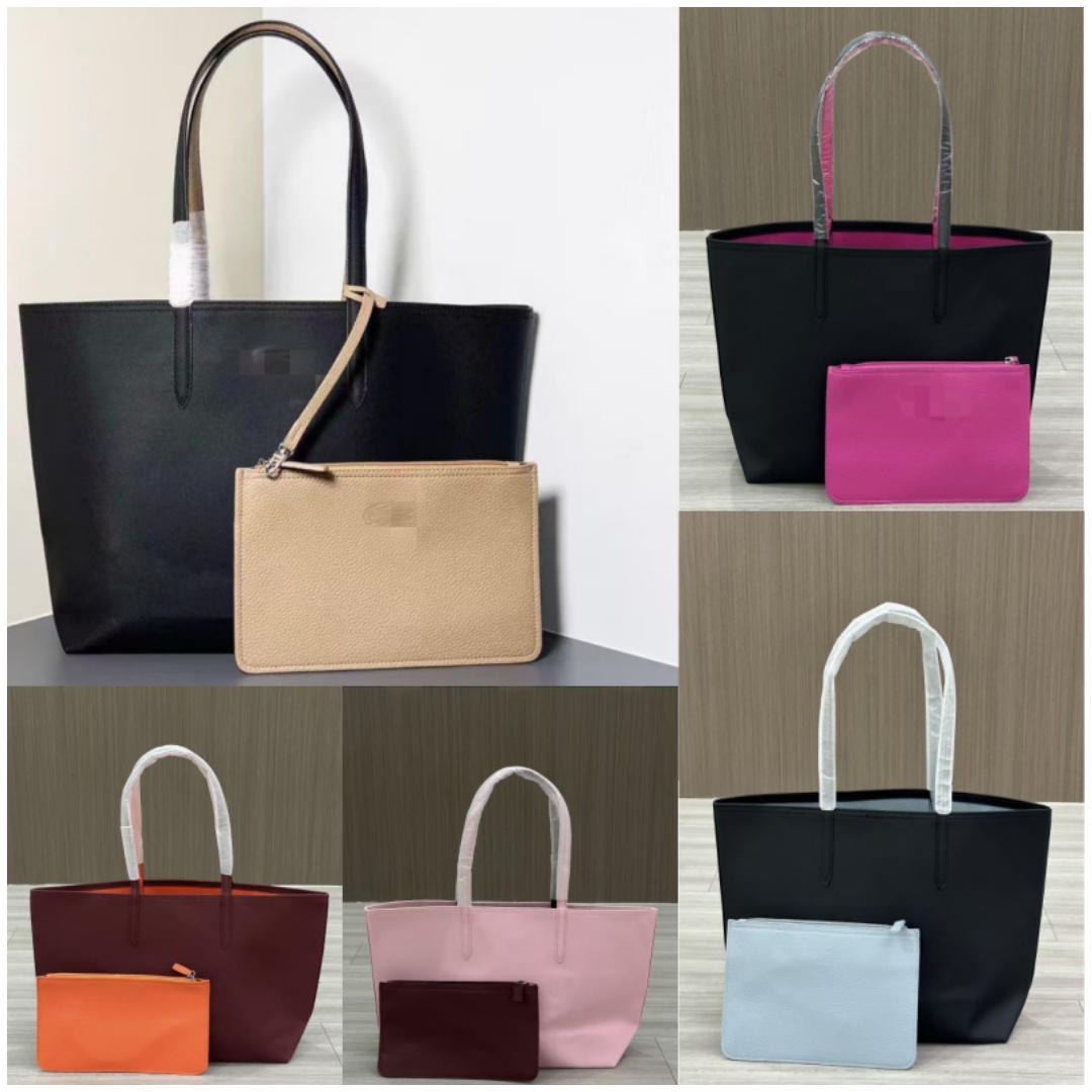 2026 Luxe français solide femmes nouveau crocodile fourre-tout deux couleurs mère fils portefeuille et sac à main activités de loisirs quotidienn