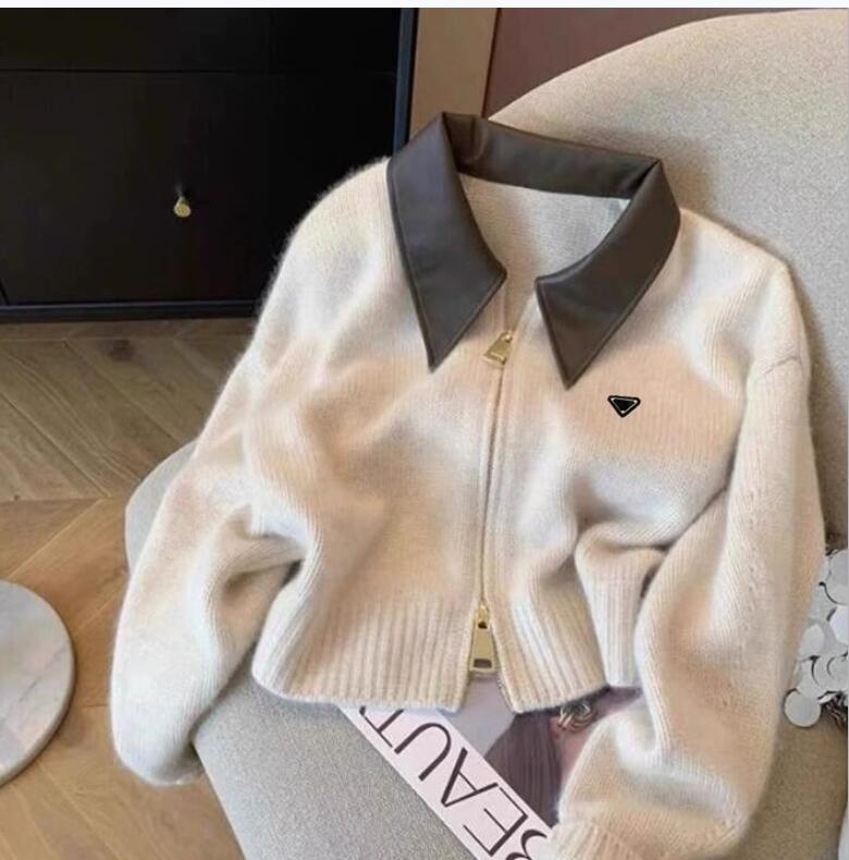 Cardigan femme vintage tricoté jacquard manches longues pull chaud noir blanc col V automne hiver classique décontracté mode