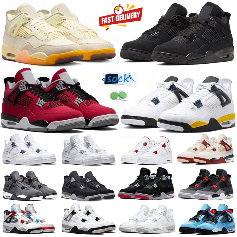 Grote maten basketbalschoenen voor heren Dames Sneaker Tour Geel Militair Zwart Kat Wit Cement Thunder Infrarood Toro Bravo Oreo Zachtroze Heren Tra