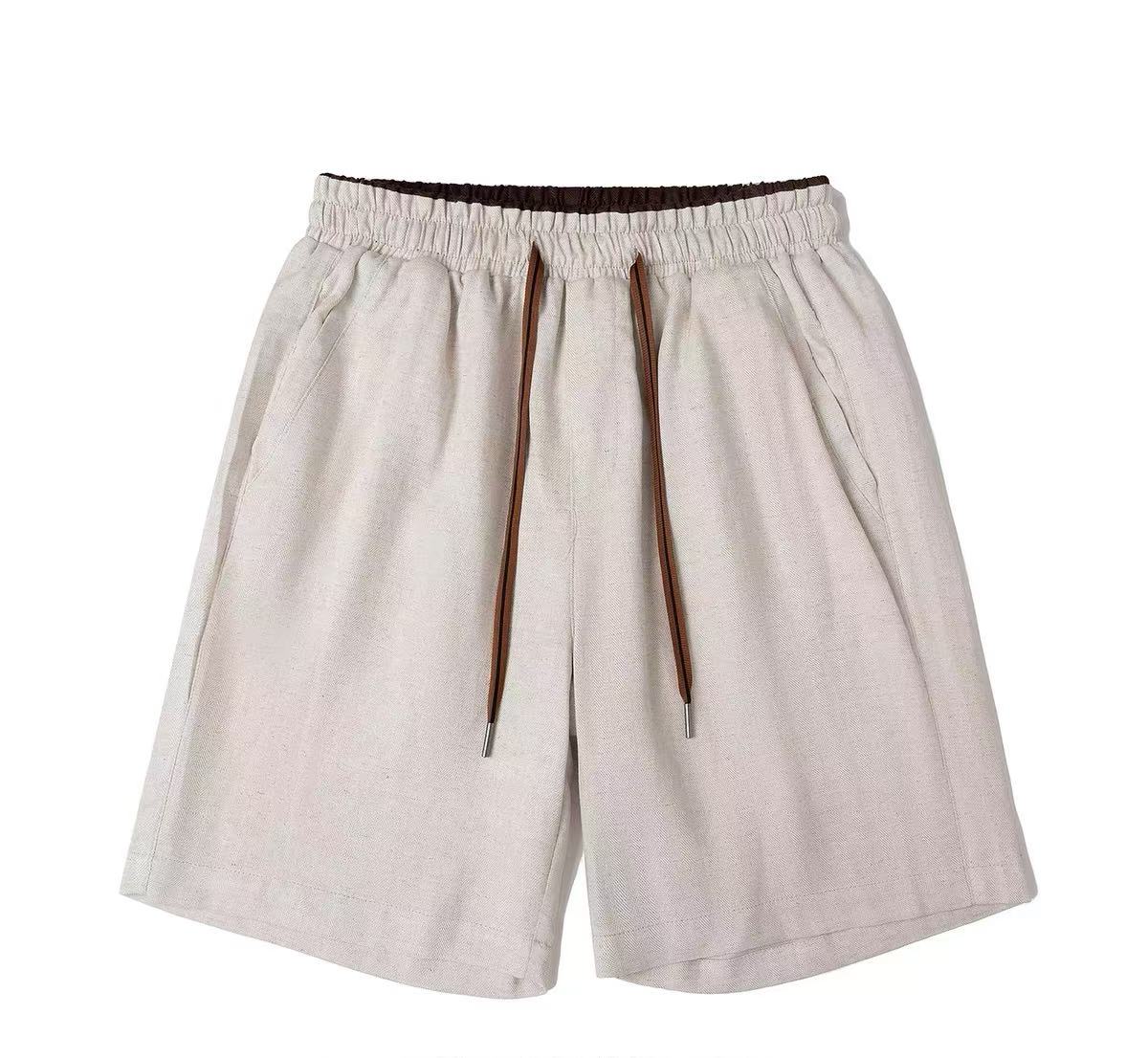 098 Dopamine short ample et décontracté couleur bonbon pour l'été, pur coton léger