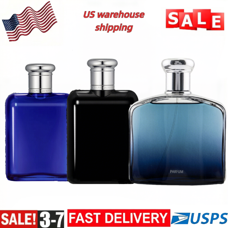 Cologne Polo Black Perfume Blue Polo Exquisite Polo Deep Blue Fragrance 100ml 125ml High Quality Spray Long Lasting Perfume 3-7 days delivery