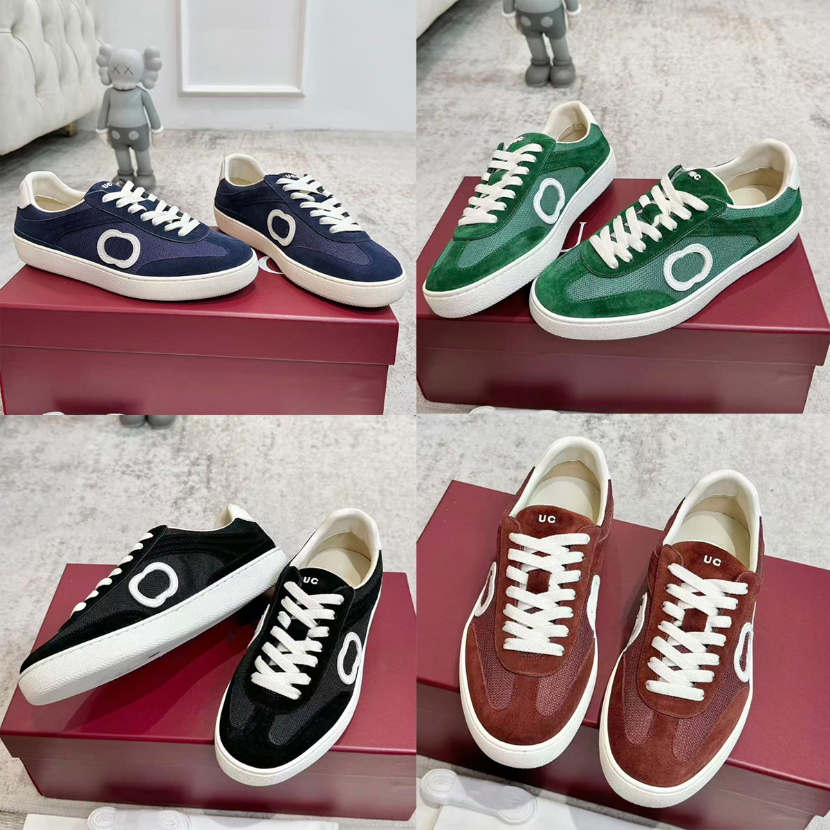 G75 Mens Sport Shoes Designer Sneaker loafers tennis shoe women Classis casual Suede run basketball luxury Summer print Outdoor travel Flat dress tr