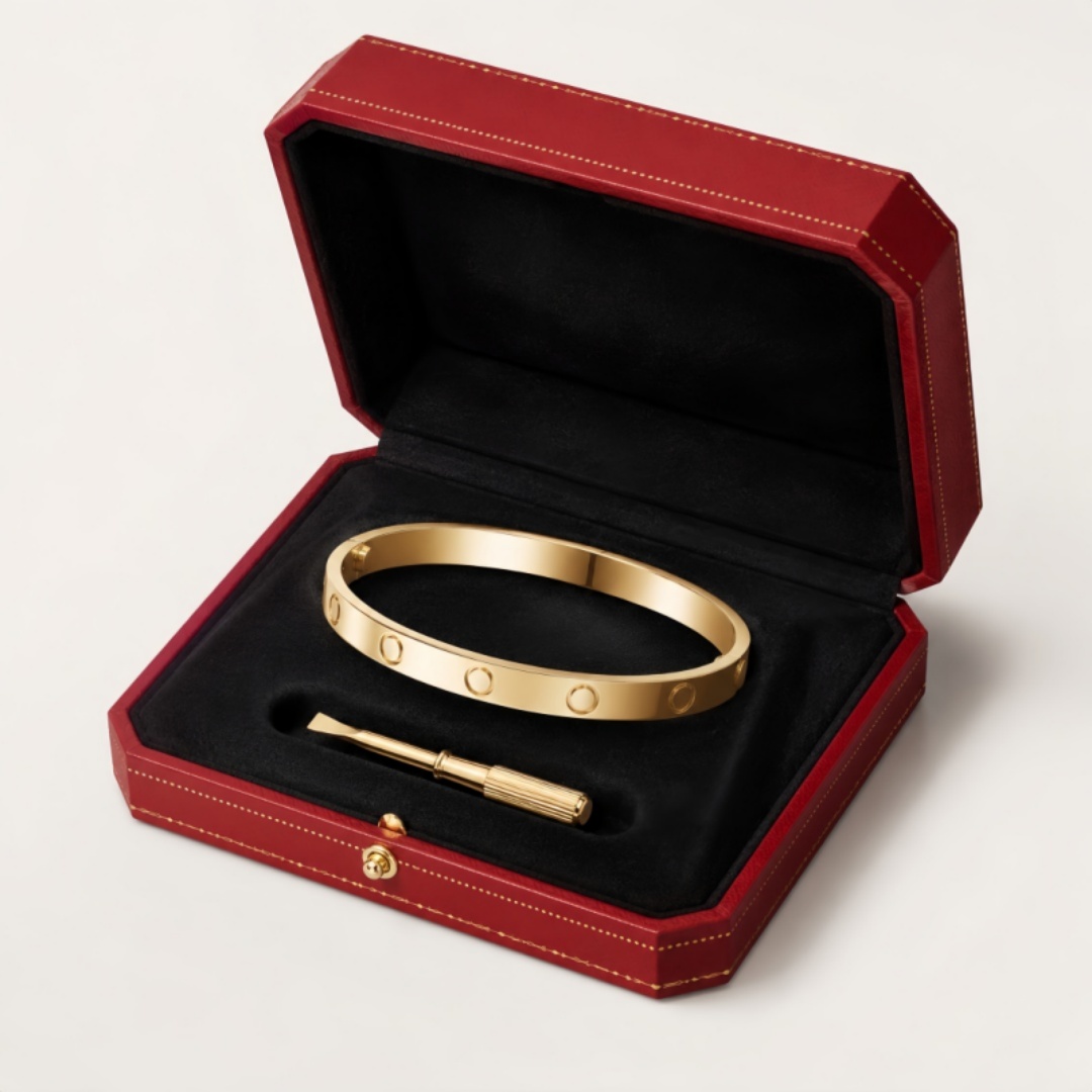Vis Designer Bracelet Hommes Bracelet Designer Bijoux Avec Fermeture À Boulon Unique Couples Polyvalents Bijoux De Mode Plaqué Or 18 Carats Brace