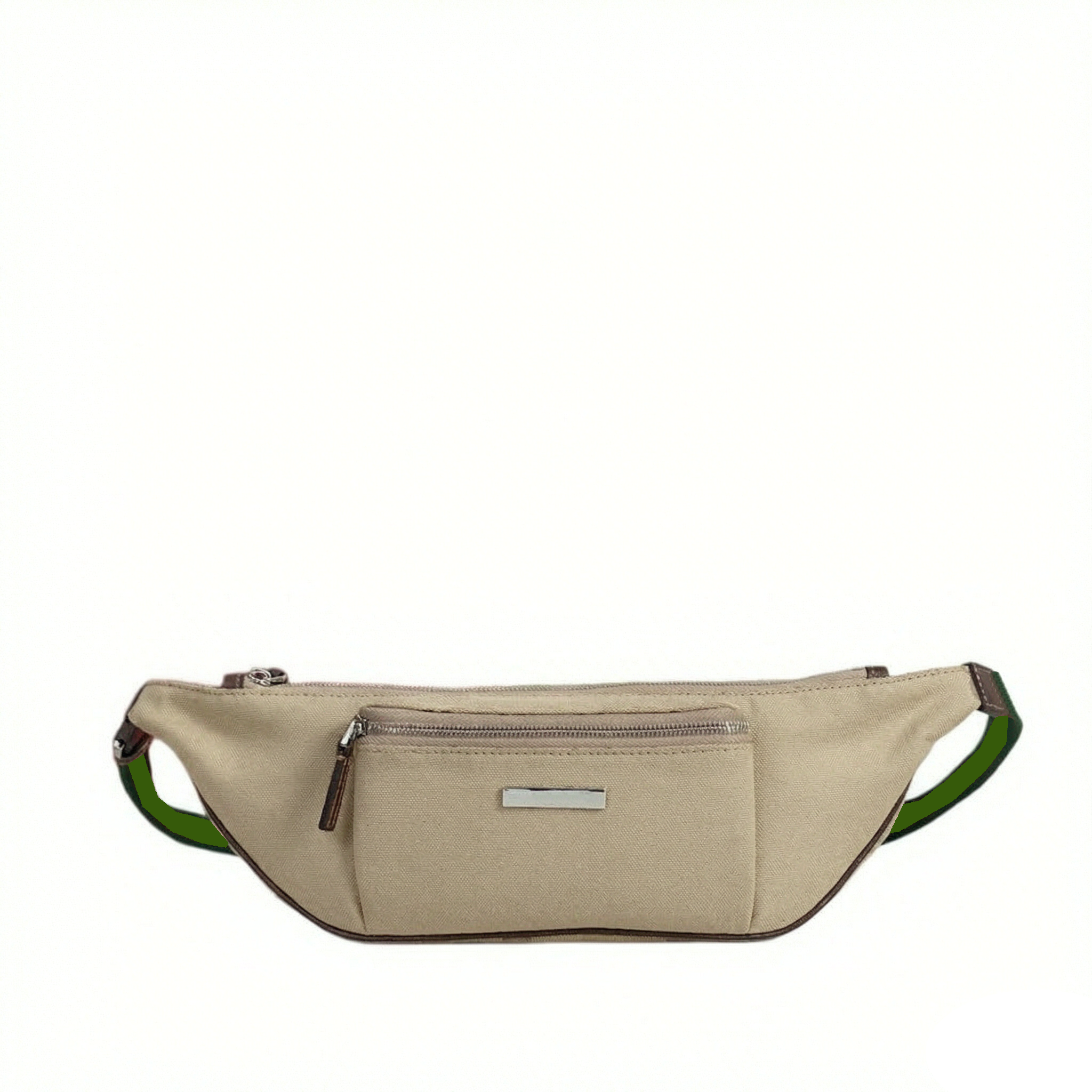Unisex canvas waist bag, vintage chest bag adjustable travel casual waist belt bag
