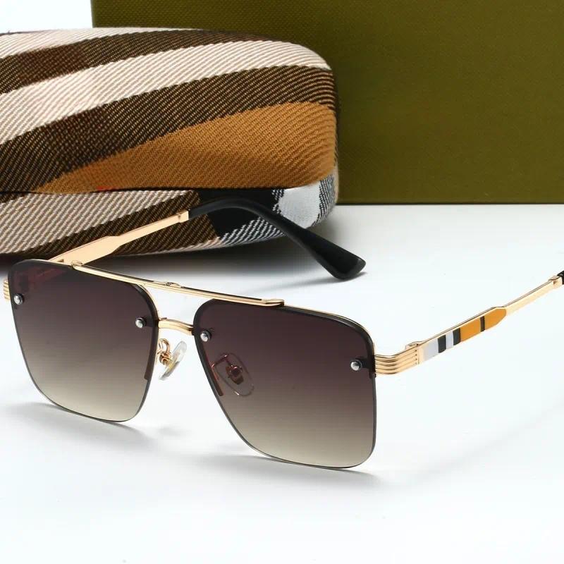 Lunettes de soleil de designer Hommes Femmes Luxe Classique Logo Lunettes Tendance Haute Qualité Cat Eye Plein Cadre Parasol Miroir Extérieur Lun