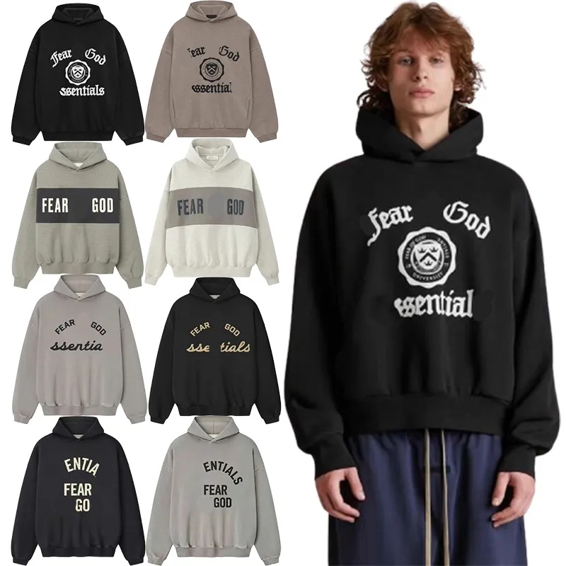 essential hoodie designer men designer jackets clothes designer mens hoodies for men longsleeve sweatshirt streetwear sweatshirt men black hoodie de