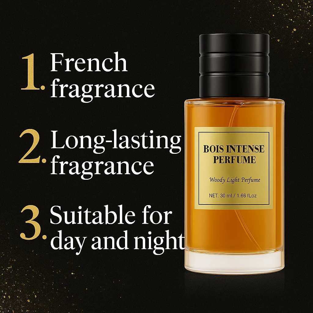 50 Perfume Bois ML Intense Eau De Parfum for Men with Woody Notes of Iris Frankincense Honey Luxury Long Lasting Fragrance N260814