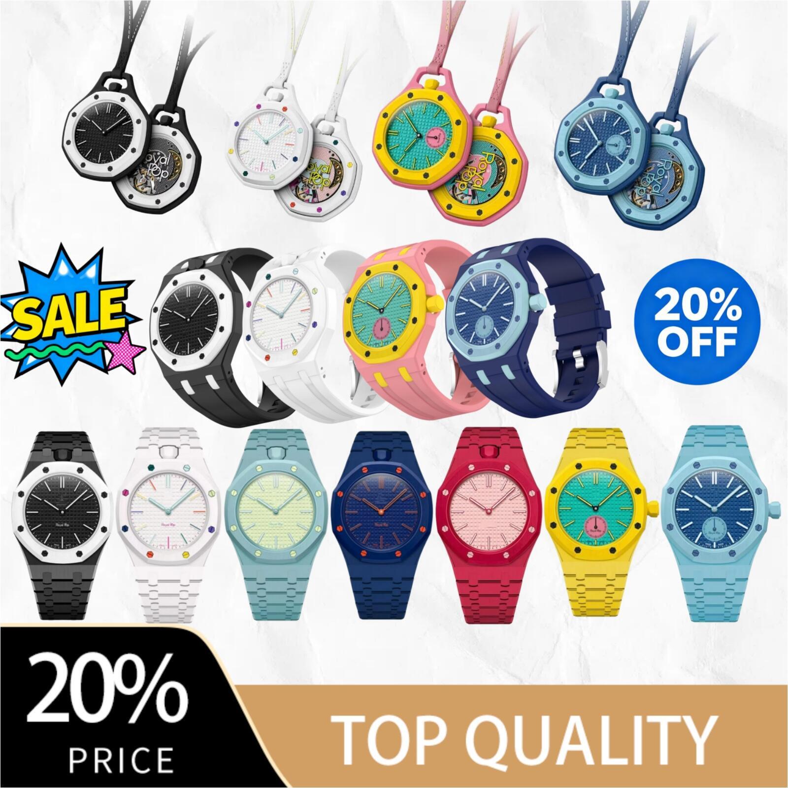 Hot Selling Super Popular Luxury Royalys ST POP Pocket Watch Automatic Machinery Pendant Watch Wholesale Stylish Watch Fashion Art Pendant Watch Poc