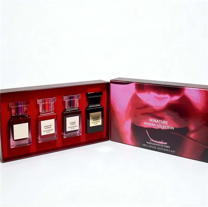 Brand Perfume Set 4*30ml MINIATURE MODERN COLLECTION Cherry Smoke TOBACCO VANILLE 4pcs Mini Size EDP limited edition High quality men cologne spray