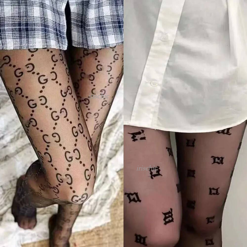 16 Women Fashion Brand gg Letter Luxury Sports Socks Textile Designer Sexy Womens Stockings Summer Breathable Leg Tights Lace Stocking High Quality
